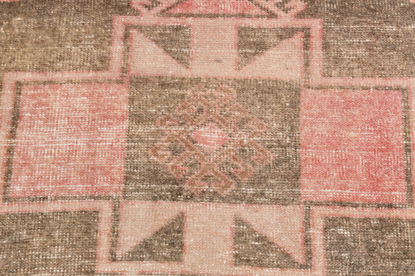 2'7'' x 12'0'' Handmade Vintage Wool Rug - 22160 - 8