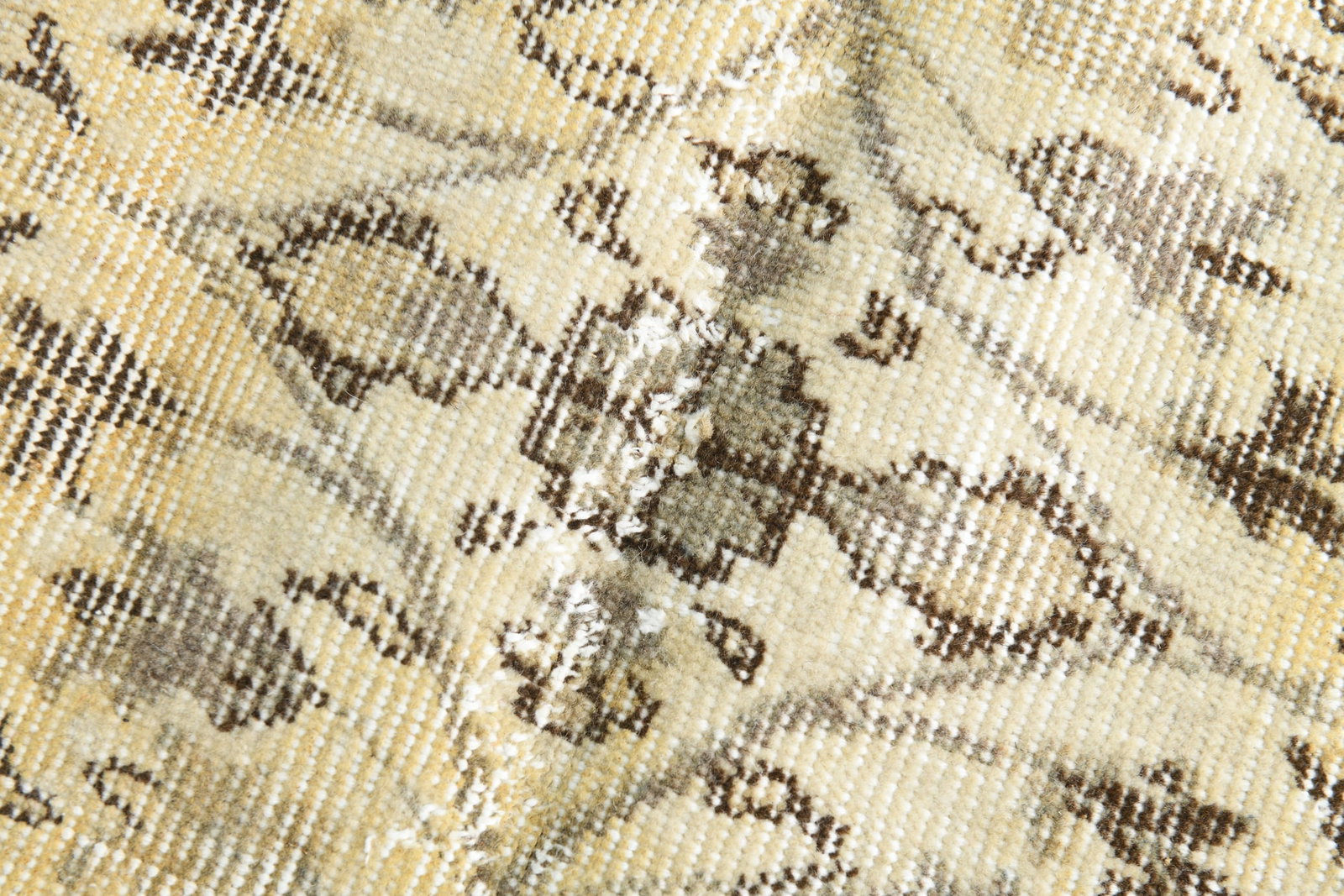 4'11'' x 7'8'' Handmade Vintage Wool Rug - 4853 - 6
