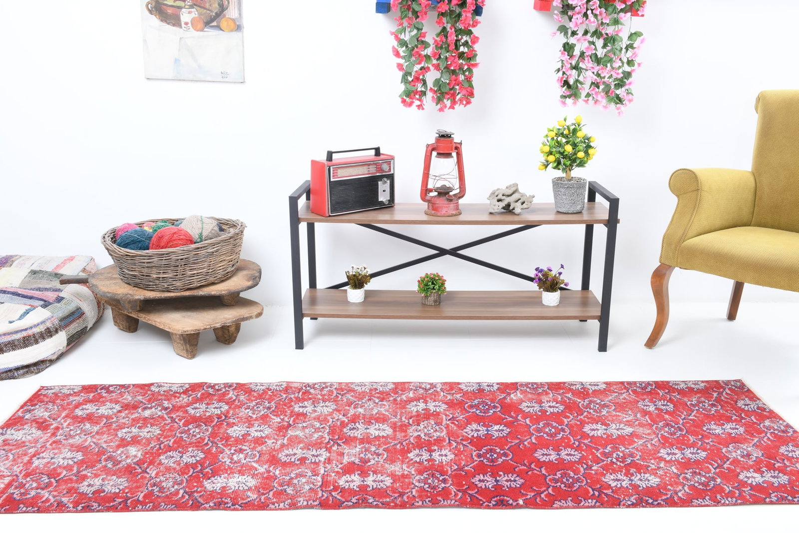 2'4'' x 8'0'' Turkish Vintage Runner Rug - 17386 - 2