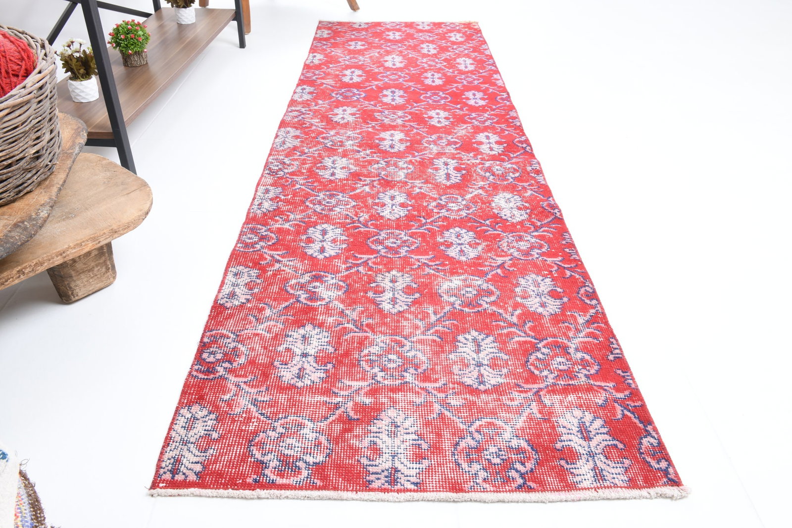 2'4'' x 8'0'' Turkish Vintage Runner Rug - 17386 - 5