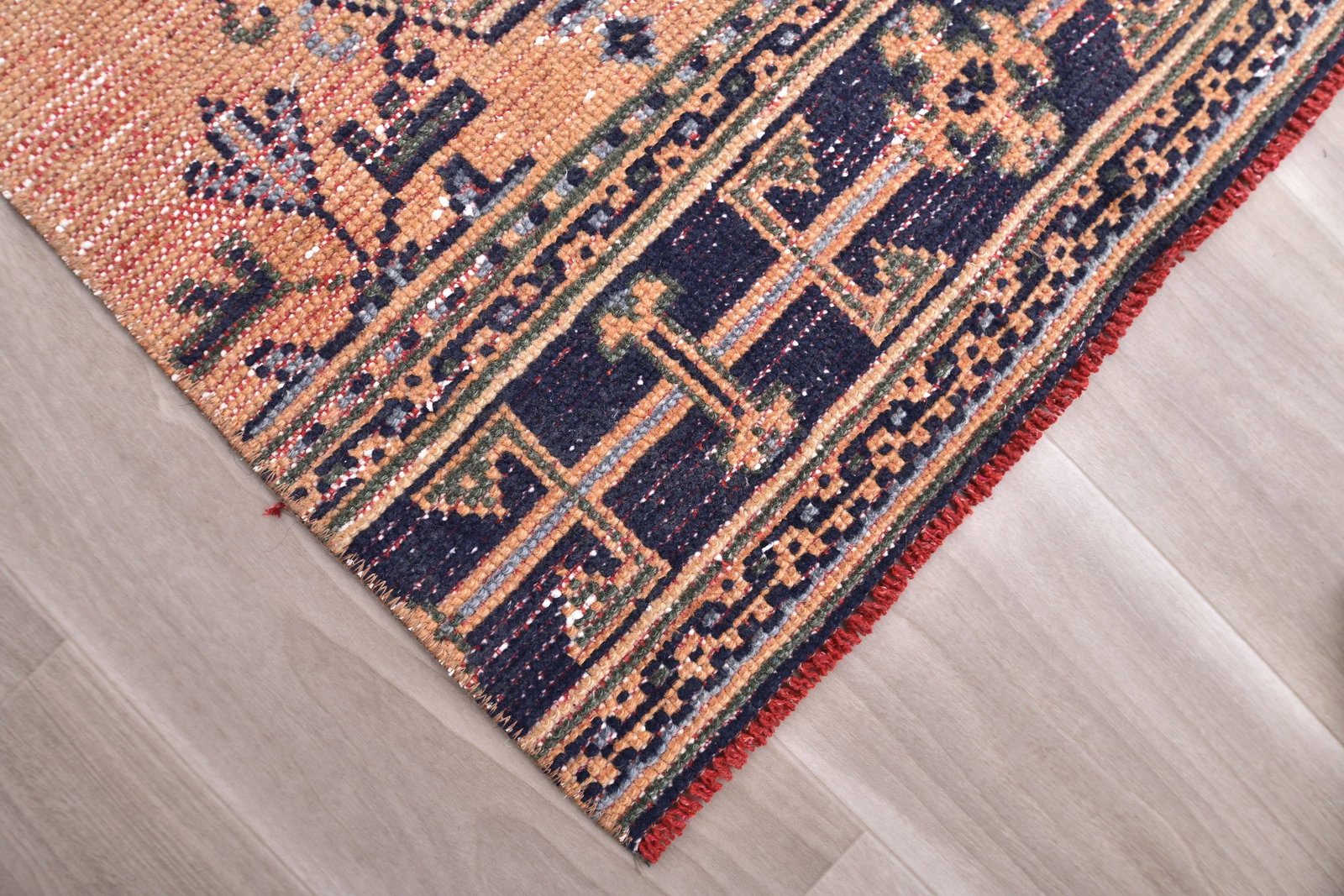 2'11'' x 11'9'' Handmade Vintage Wool Rug - 241017 - 6