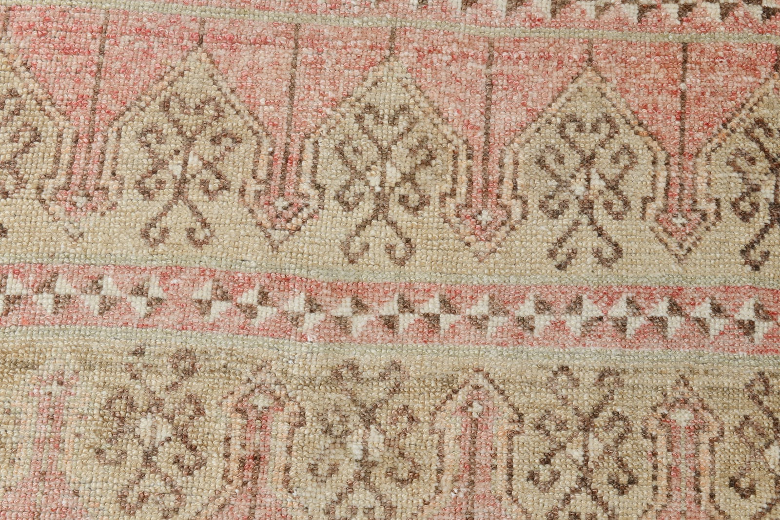 2'5'' x 9'5'' Handmade Vintage Wool Rug - 23021 - 8