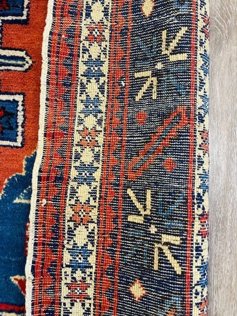 Vintage Afghani Kazak Caucausian Rug-3206. - 7