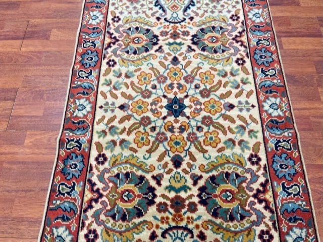 Antique Turkish Ushak Runner rug-4859 - 2