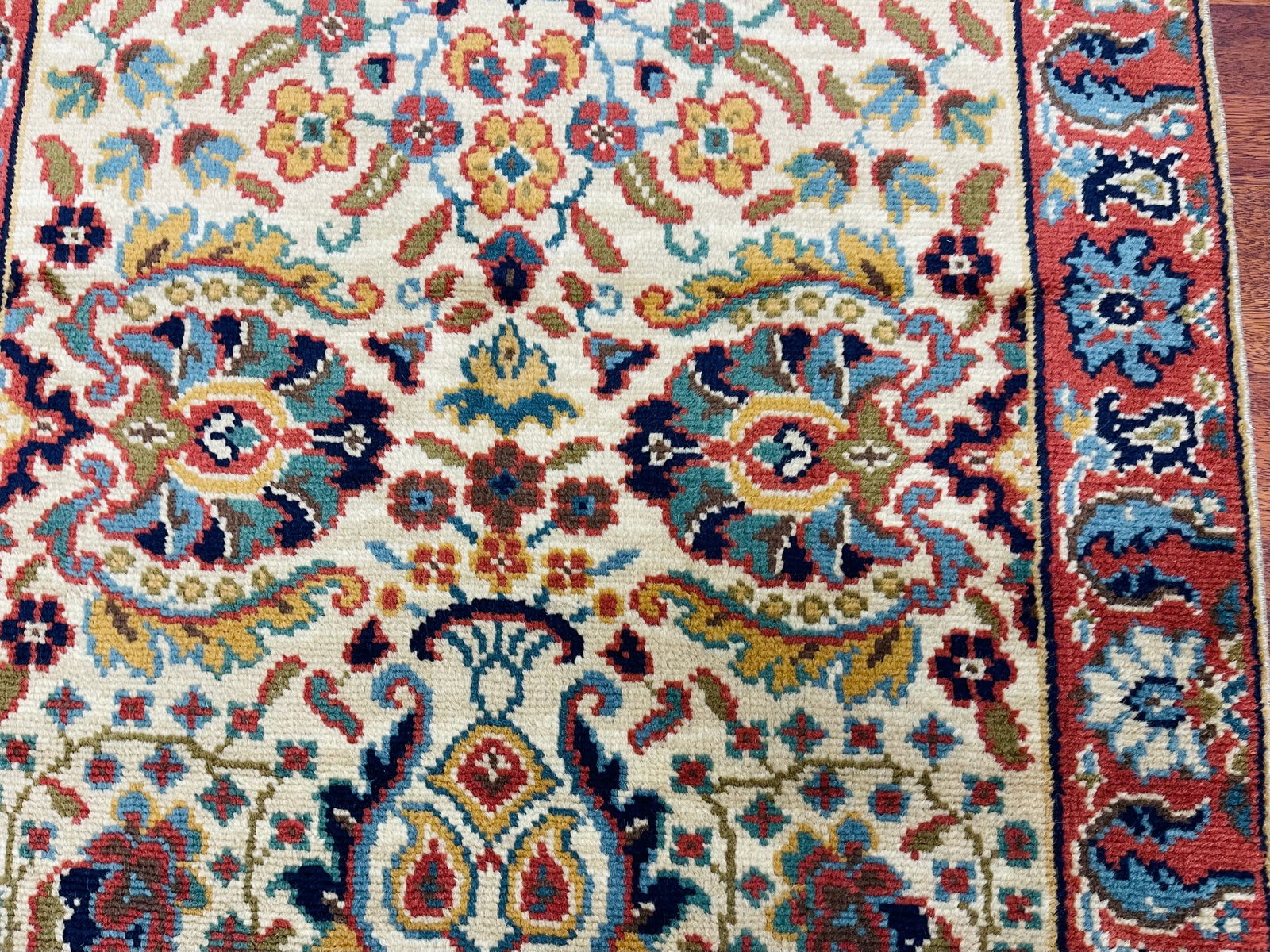 Antique Turkish Ushak Runner rug-4859 - 5