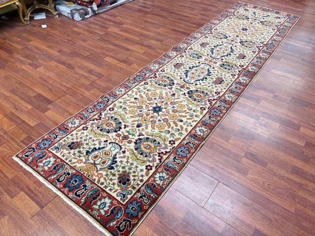 Antique Turkish Ushak Runner rug-4859 - 7
