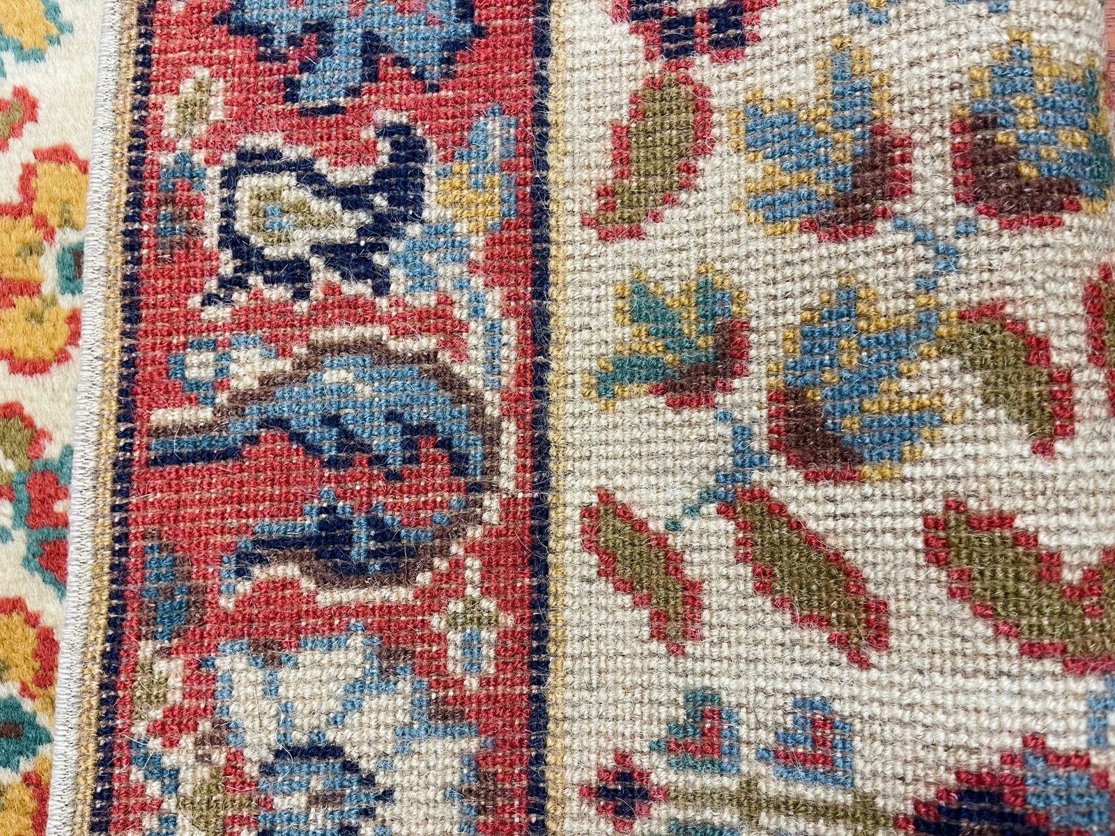 Antique Turkish Ushak Runner rug-4859 - 8