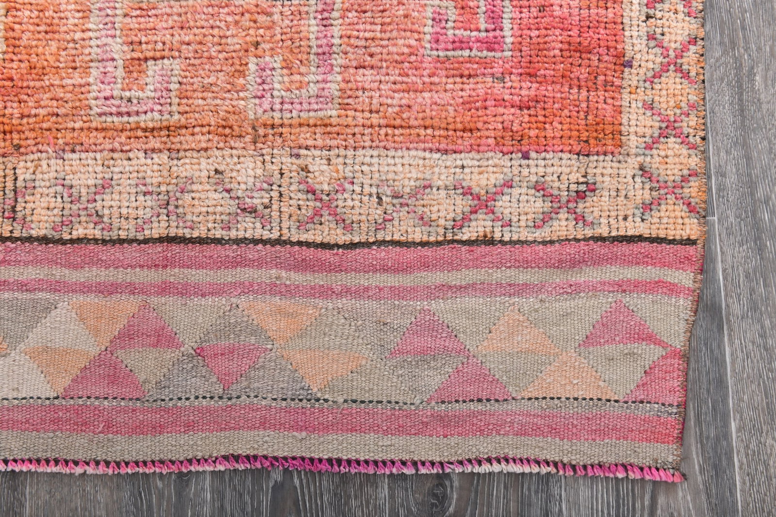 3'3'' x 10'11'' Vintage Wool Runner Rug - 243948 - 9
