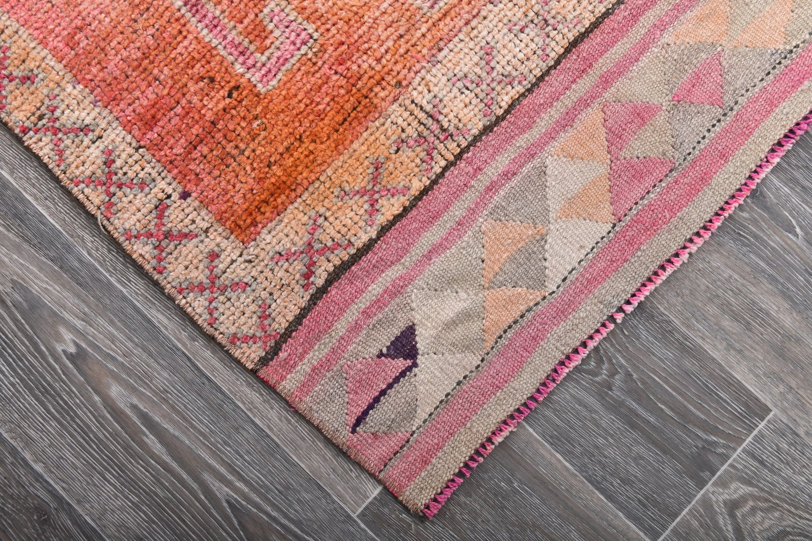 3'3'' x 10'11'' Vintage Wool Runner Rug - 243948 - 6