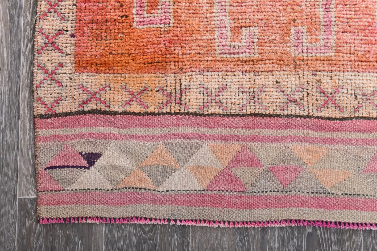 3'3'' x 10'11'' Vintage Wool Runner Rug - 243948 - 7