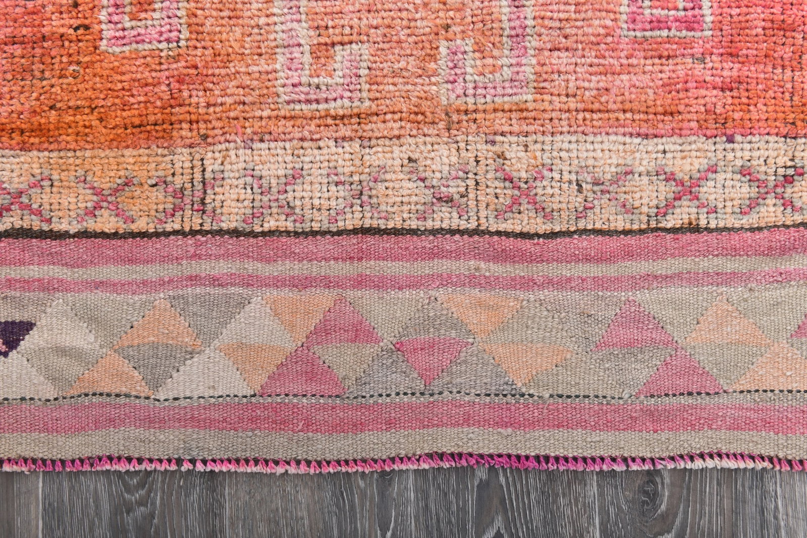 3'3'' x 10'11'' Vintage Wool Runner Rug - 243948 - 8
