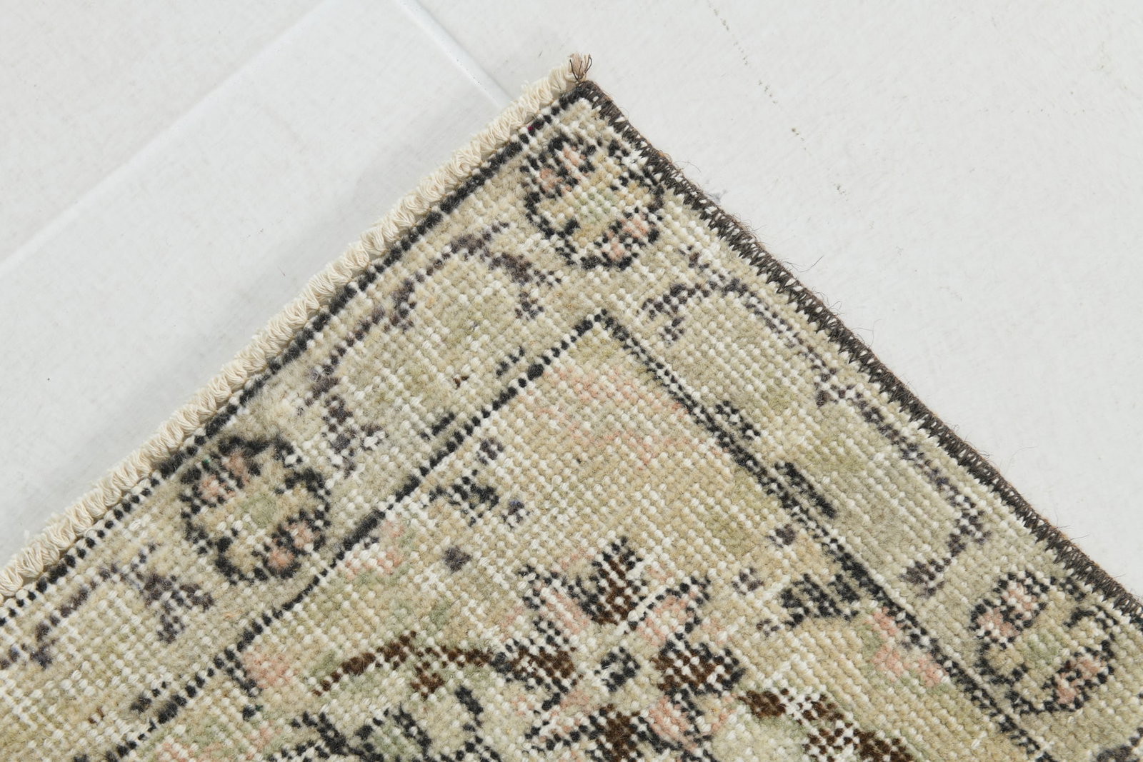 6'0'' x 8'11'' Handmade Vintage Wool Rug - 17808 - 9