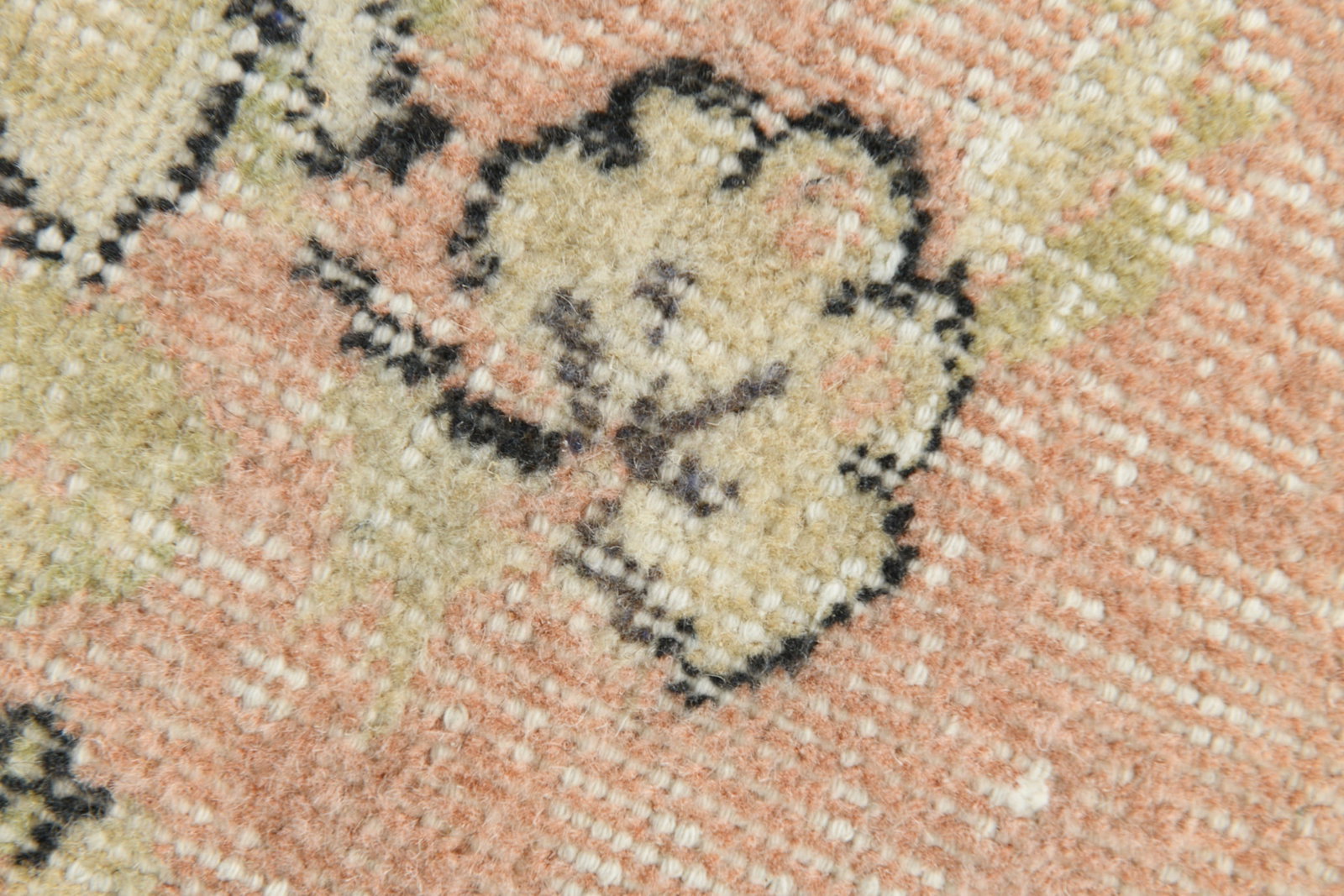 6'0'' x 8'11'' Handmade Vintage Wool Rug - 17808 - 8