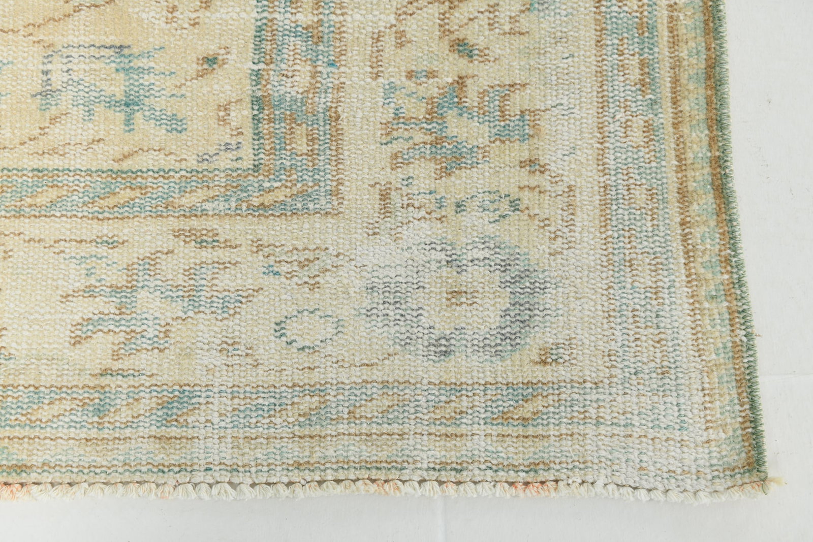 6'0'' x 9'5'' Handmade Vintage Wool Rug - 17898 - 10