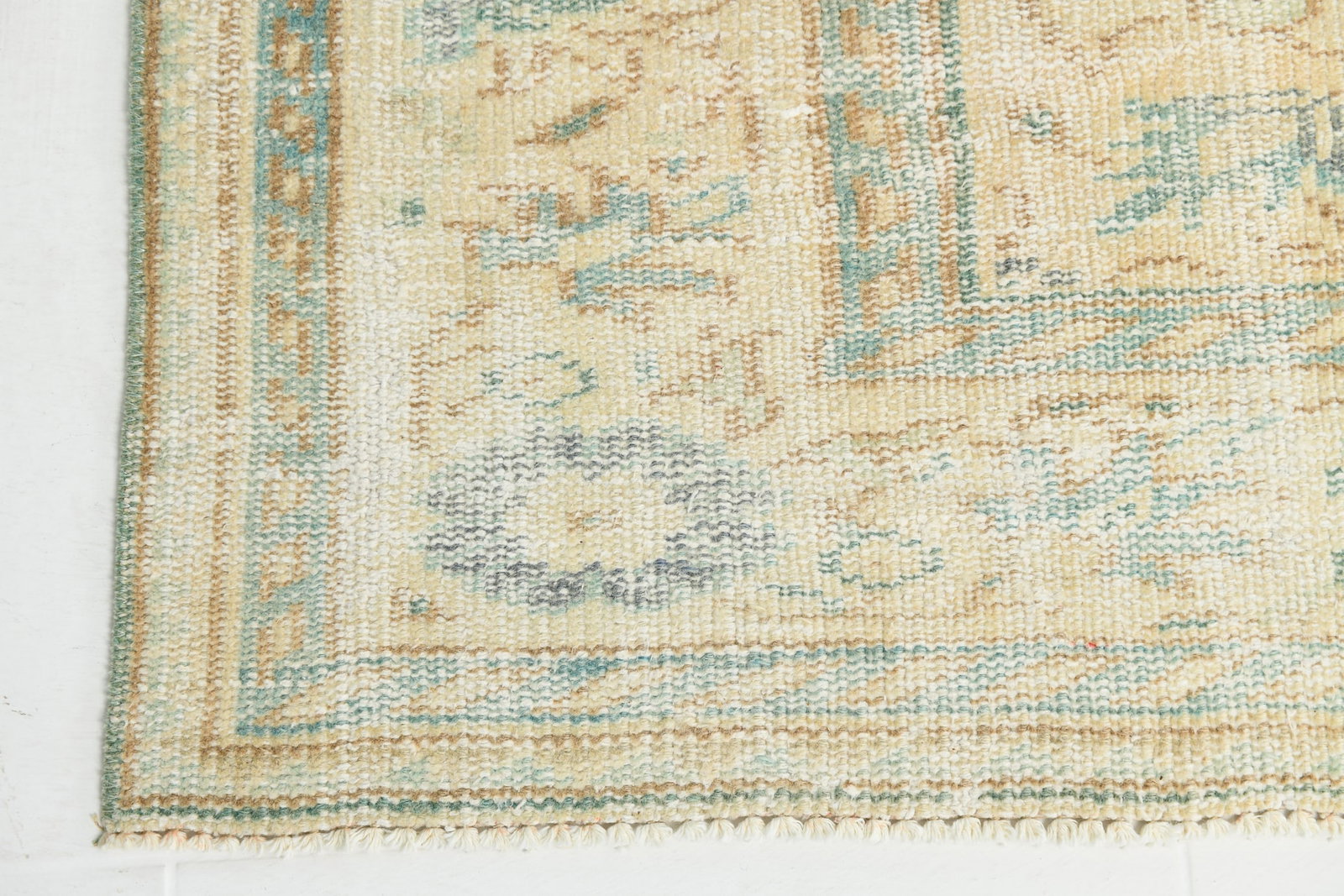 6'0'' x 9'5'' Handmade Vintage Wool Rug - 17898 - 11
