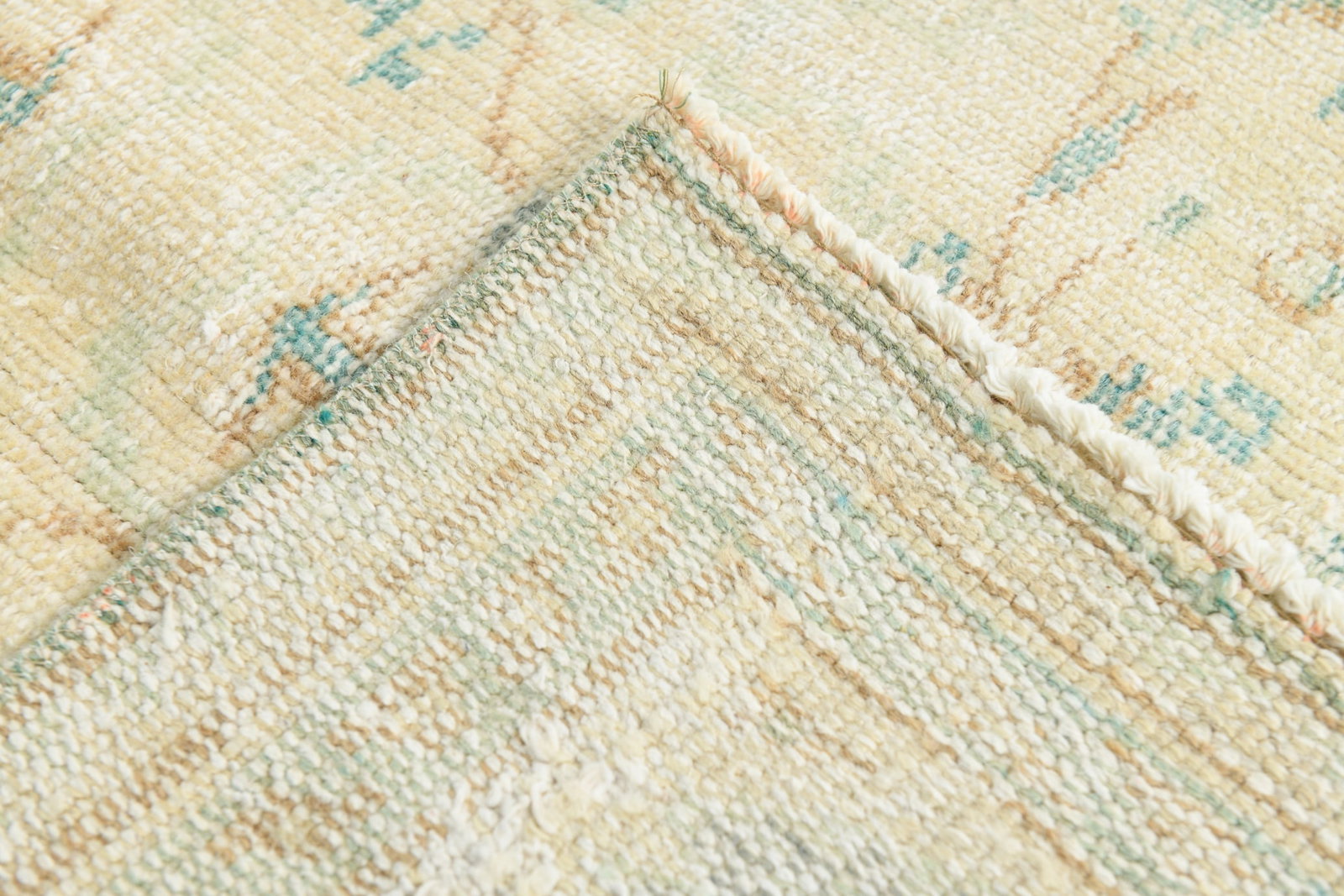 6'0'' x 9'5'' Handmade Vintage Wool Rug - 17898 - 12