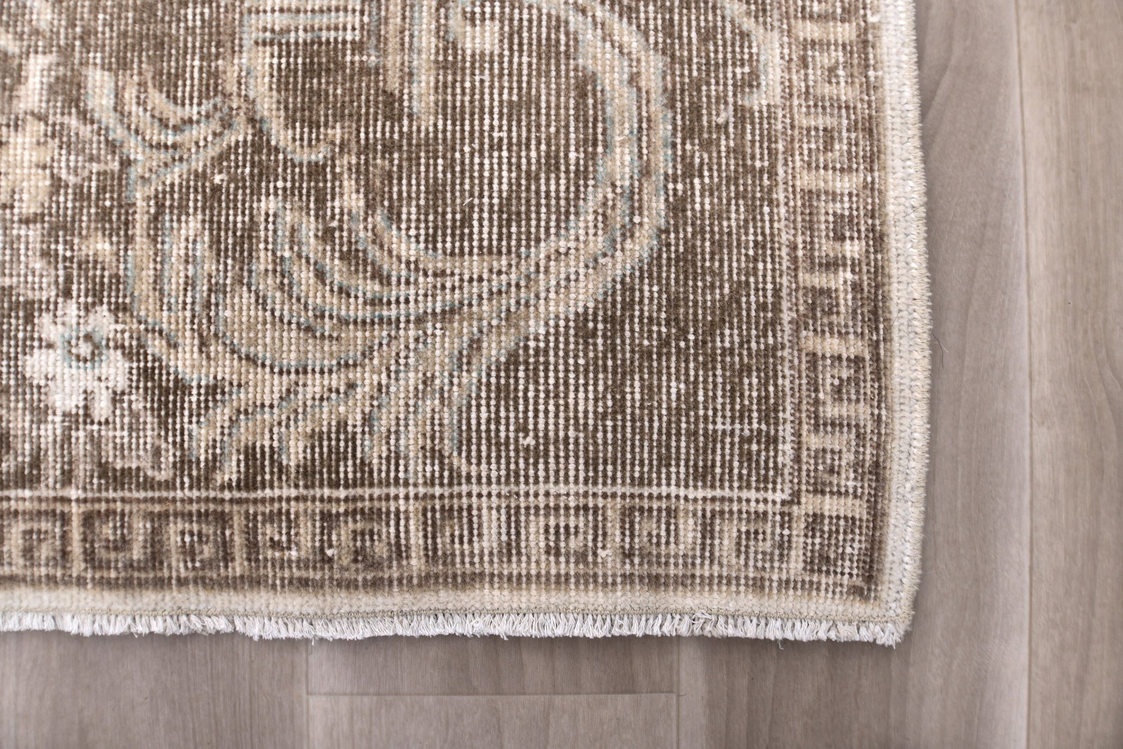7'3'' x 11'7'' Vintage Wool Runner Rug - 240919 - 9