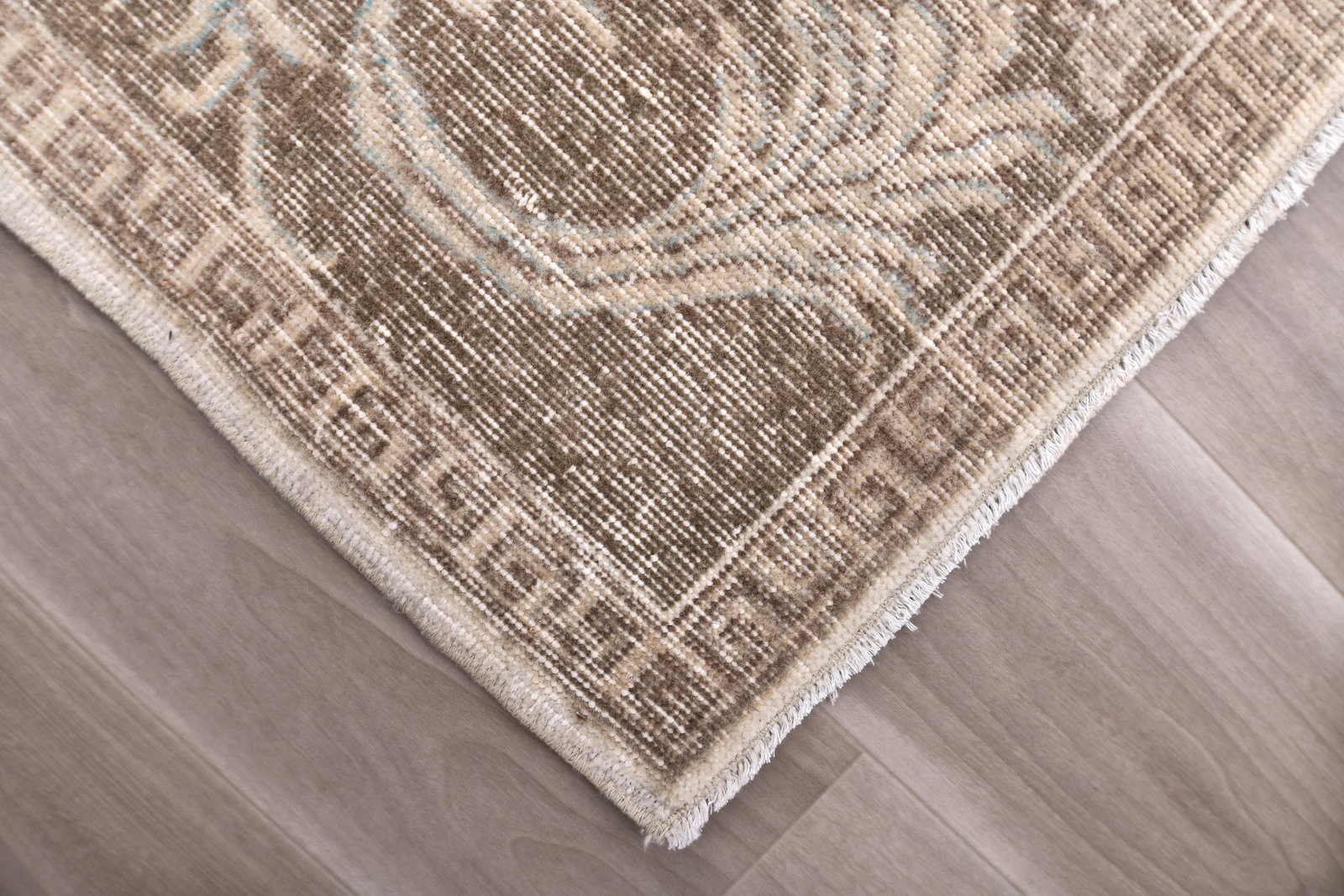 7'3'' x 11'7'' Vintage Wool Runner Rug - 240919 - 6