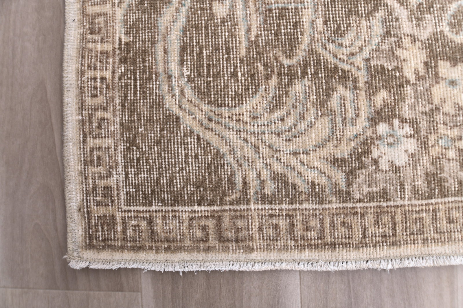 7'3'' x 11'7'' Vintage Wool Runner Rug - 240919 - 7