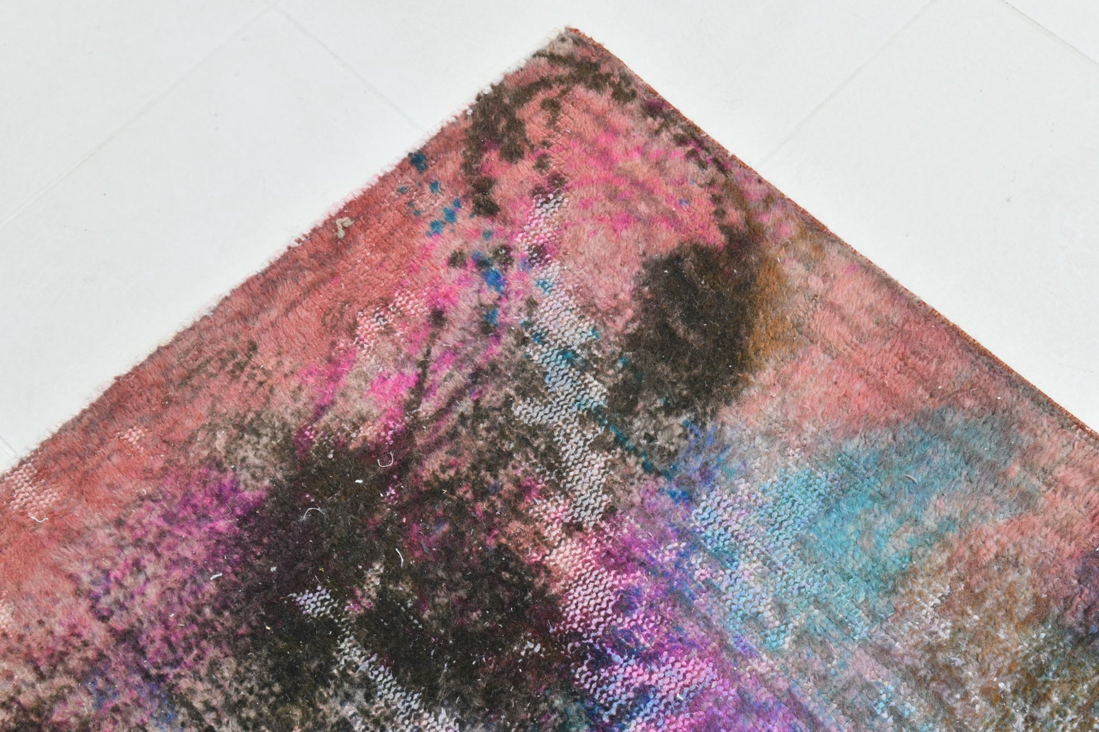 5'8'' x 9'4'' Handmade Vintage Wool Rug - 3146 - 8