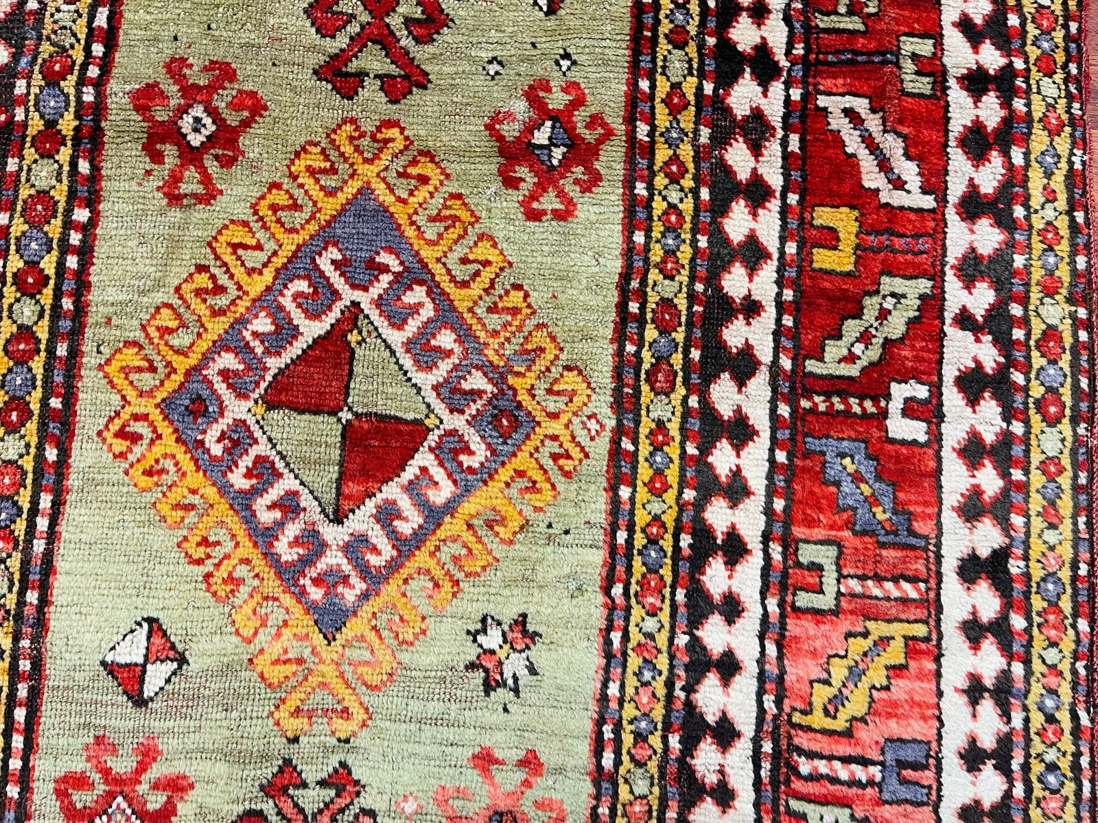 Antique Kazak Caucasian Rug-4935 - 3