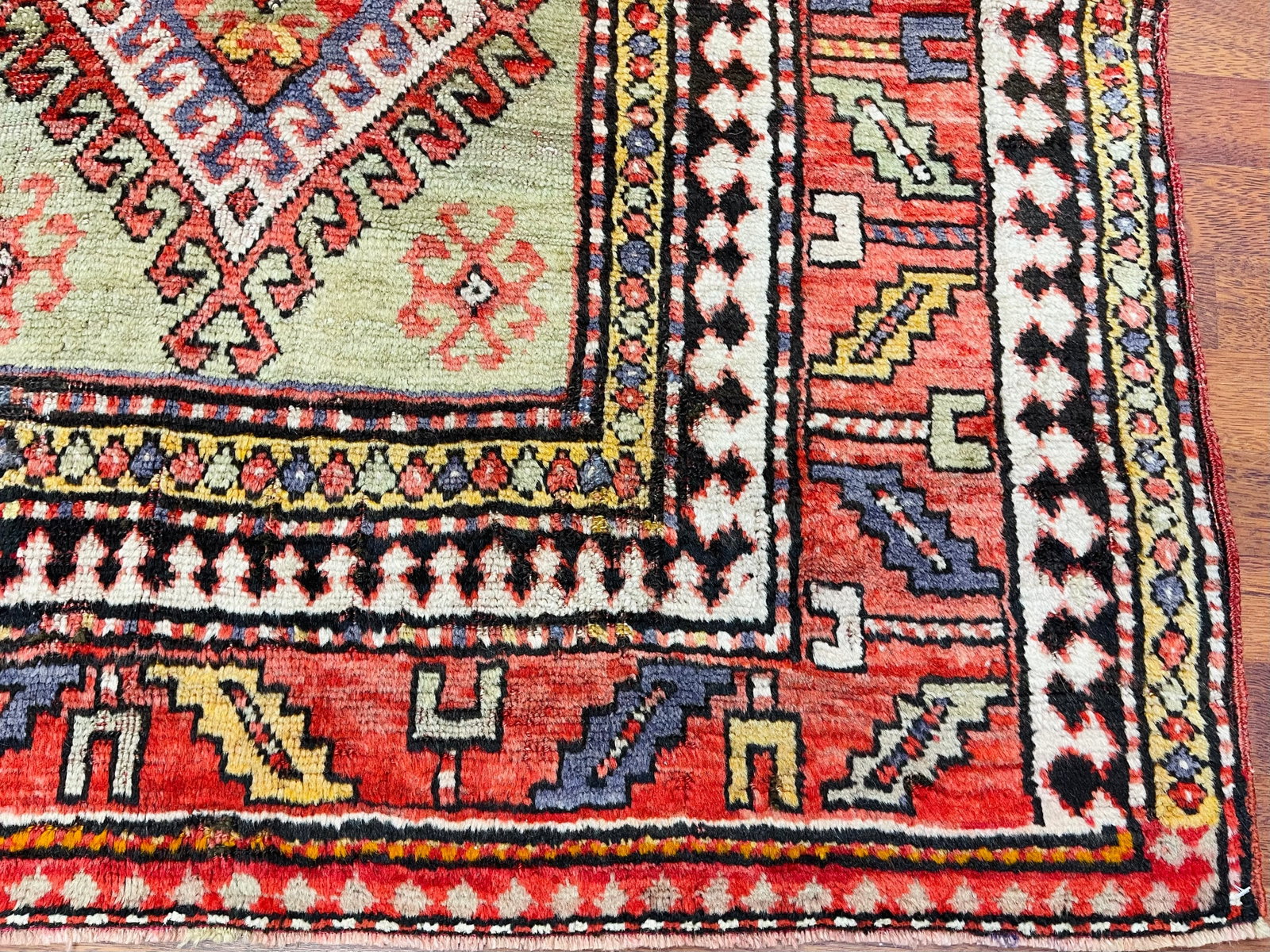 Antique Kazak Caucasian Rug-4935 - 5