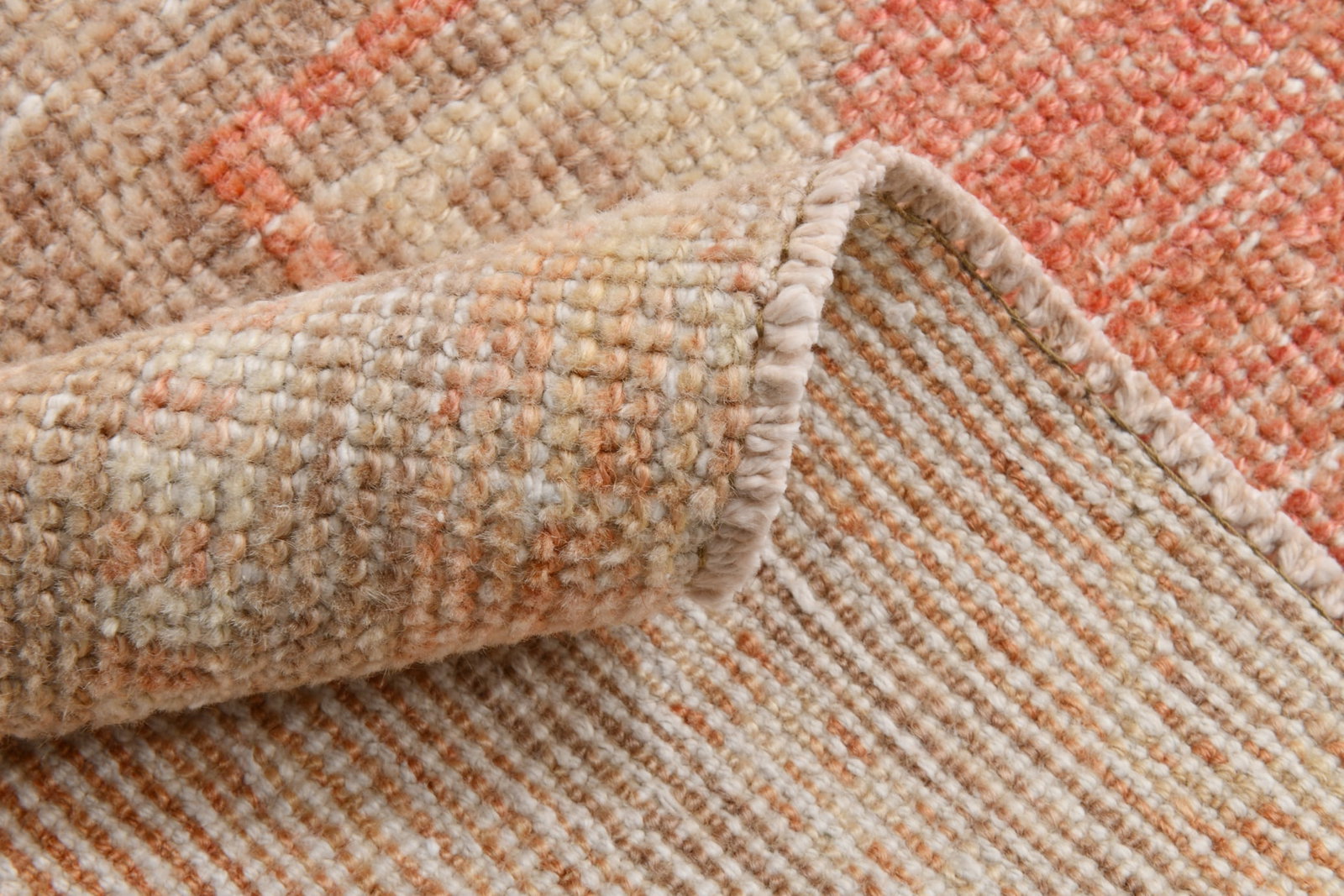 2'3'' x 4'3'' Handmade Vintage Wool Rug - 22431 - 12