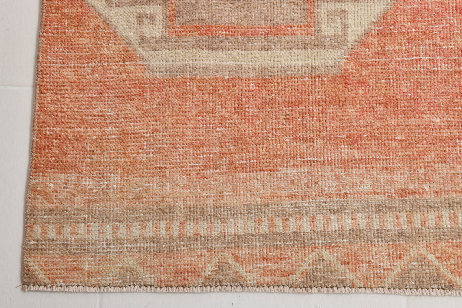 2'3'' x 4'3'' Handmade Vintage Wool Rug - 22431 - 8