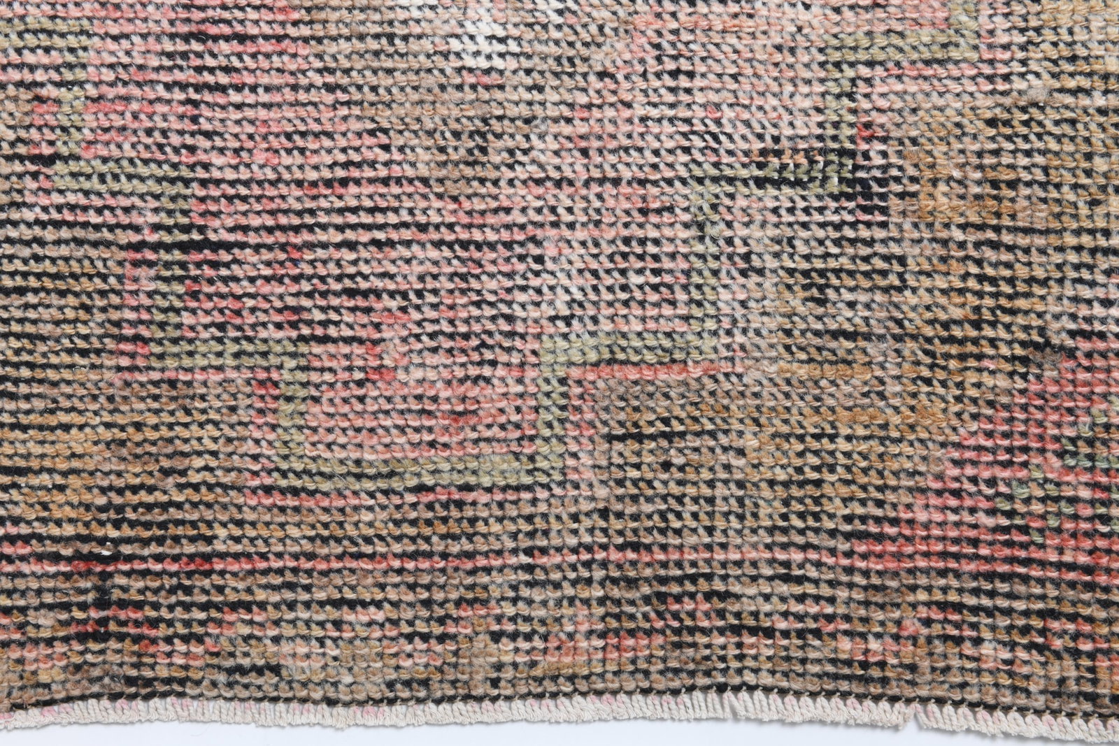 2'11'' x 10'11'' Handmade Vintage Wool Rug - 17548 - 9