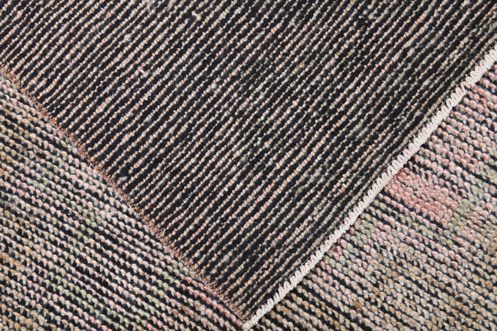 2'11'' x 10'11'' Handmade Vintage Wool Rug - 17548 - 11