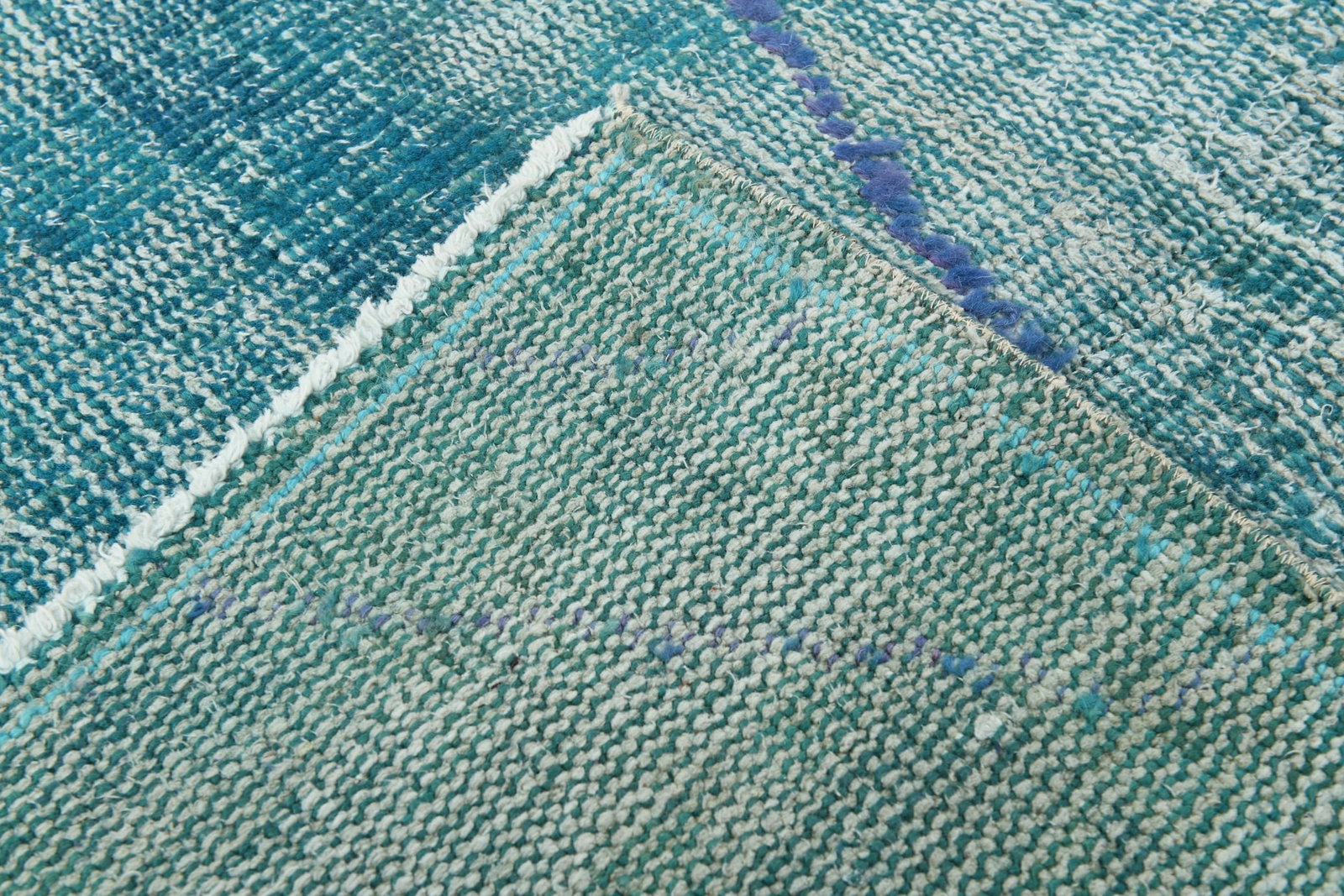 5'11'' x 8'3'' Handmade Vintage Wool Rug - 23317 - 12