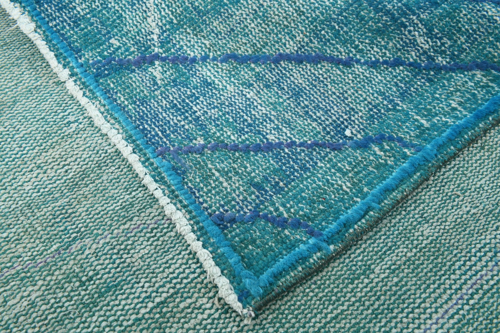 5'11'' x 8'3'' Handmade Vintage Wool Rug - 23317 - 14