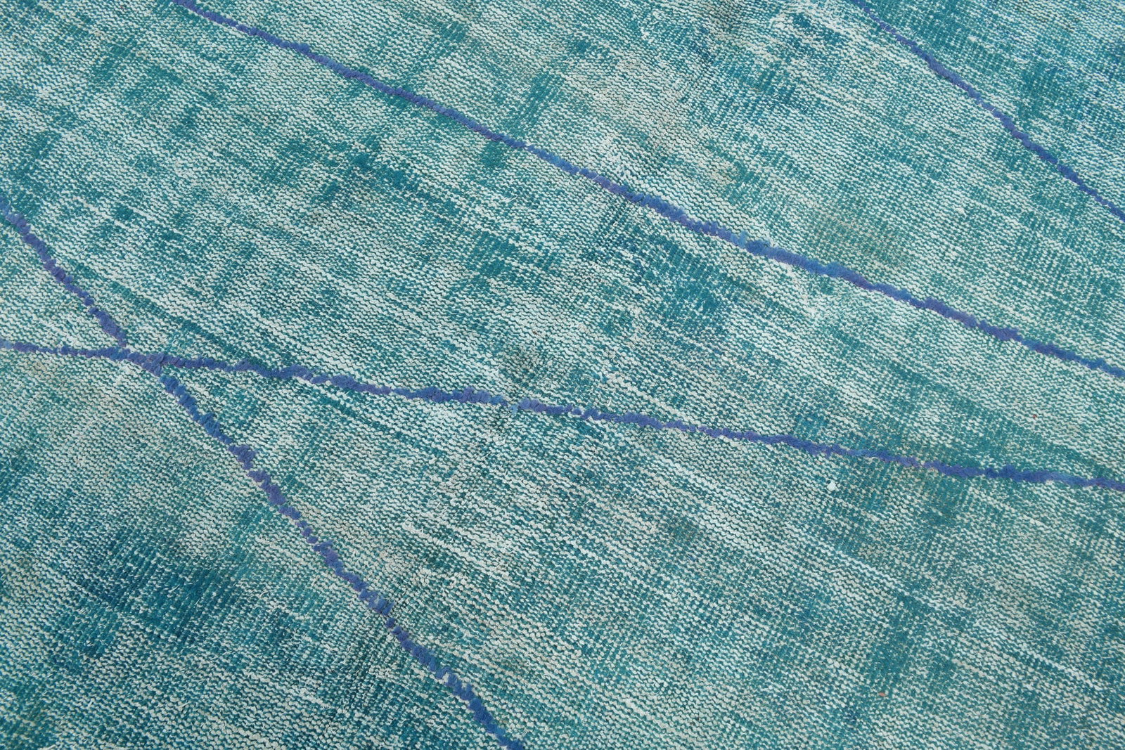 5'11'' x 8'3'' Handmade Vintage Wool Rug - 23317 - 5