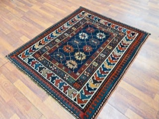 Antique kazak Caucasian Rug-2703 - 4