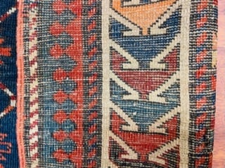 Antique kazak Caucasian Rug-2703 - 6