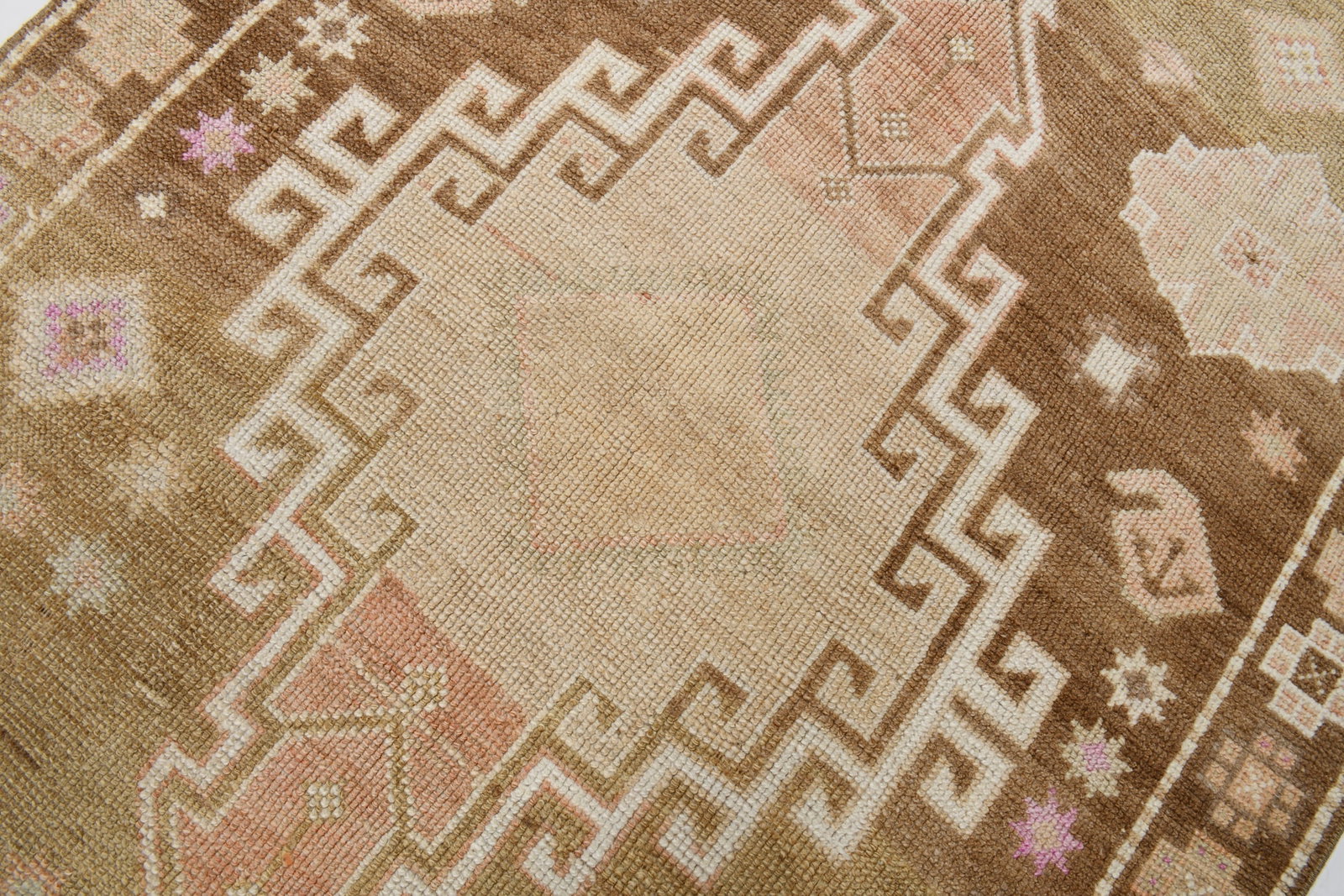 4'0'' x 11'4'' Handmade Vintage Wool Rug - 19924 - 5