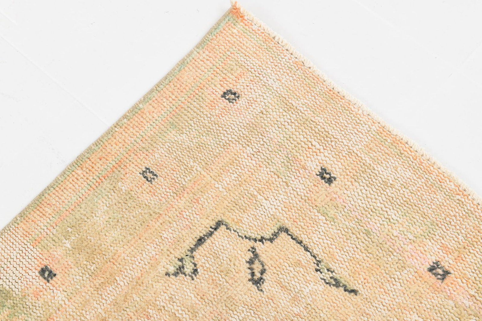 6'0'' x 10'2'' Handmade Vintage Wool Rug - 6058 - 7