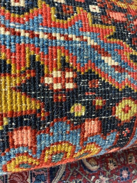 Antique Persian Heriz rug-4504 - 7