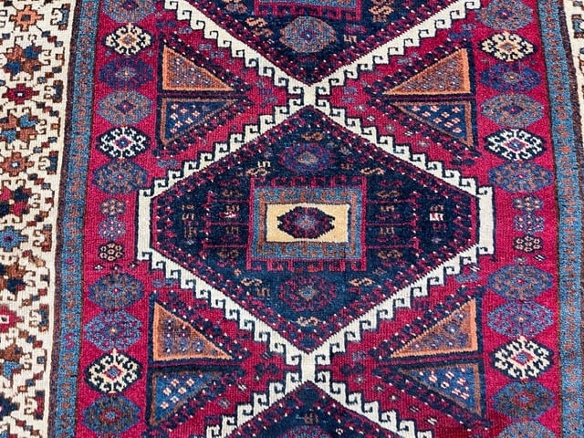 Antique Kurdish Yurok Tribal Rug-4818 - 2