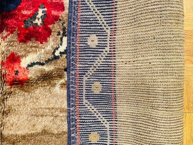 Antique Tirkish Camel hair rug- 1121 - 6