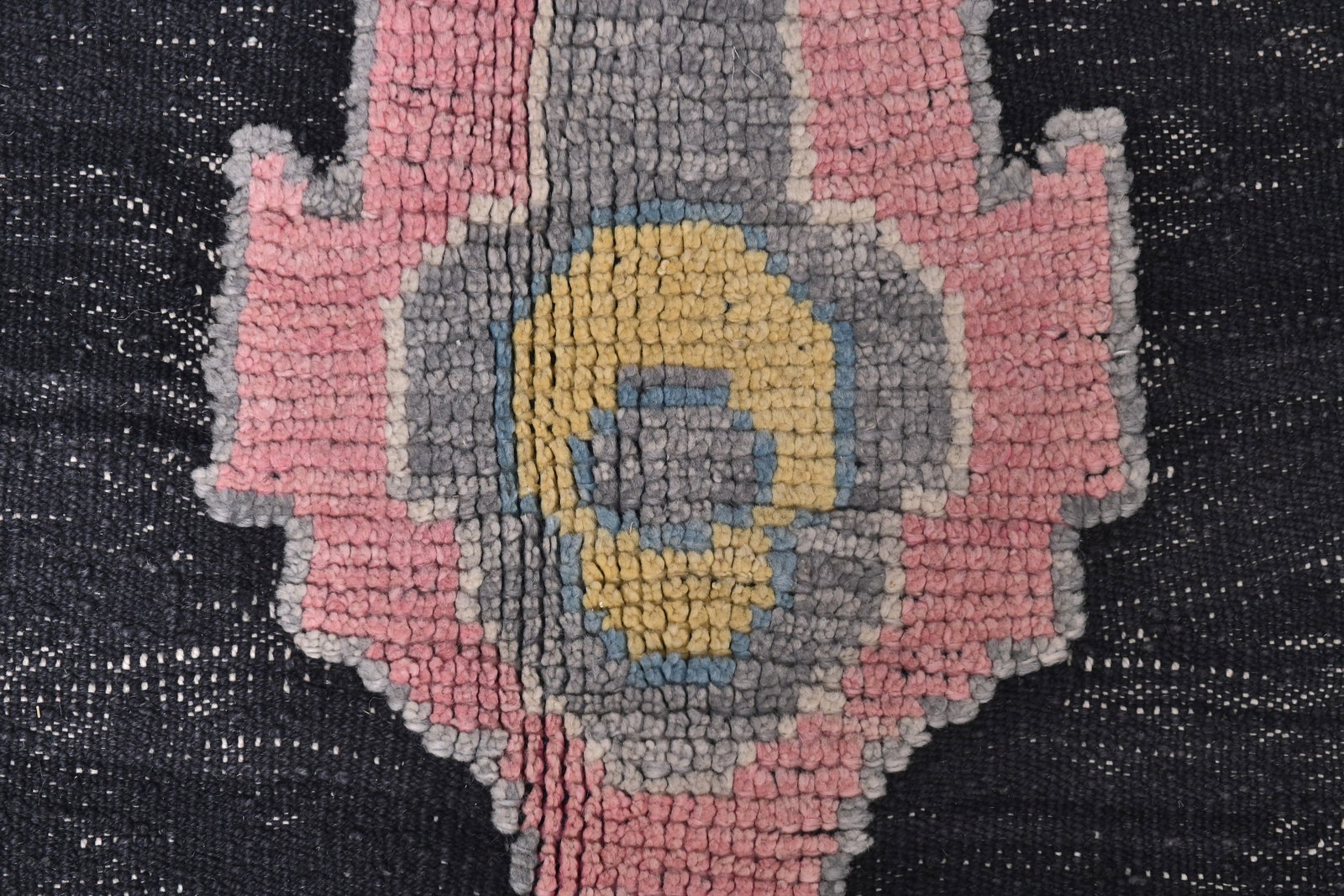 10'9'' x 13'11'' Handmade Vintage Wool Rug - 21675 - 4