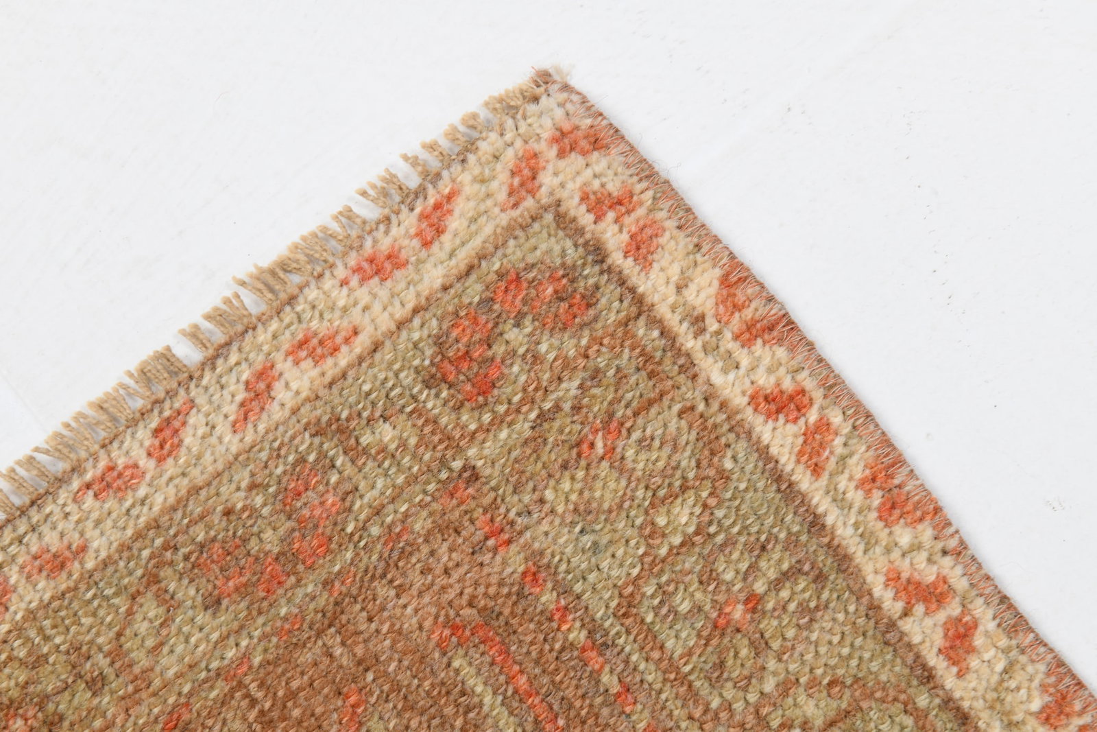 4'7'' x 7'5'' Vintage Wool Runner Rug - 19410 - 9