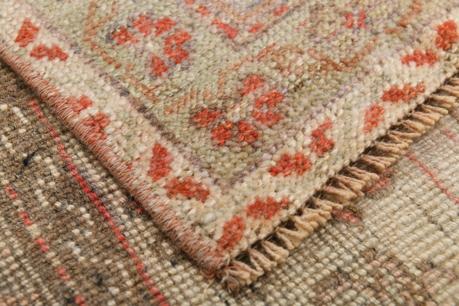 4'7'' x 7'5'' Vintage Wool Runner Rug - 19410 - 16