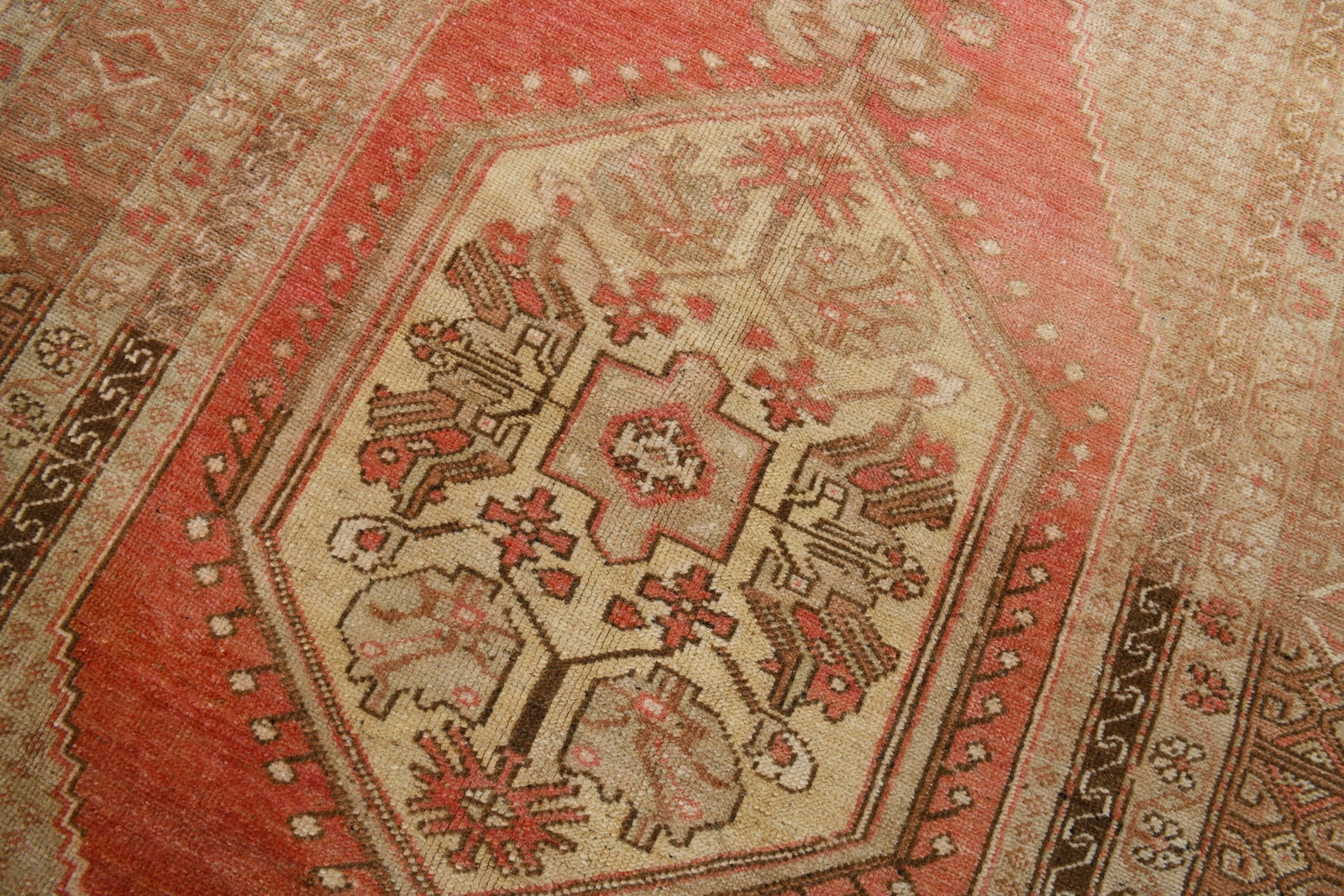 4'7'' x 7'5'' Vintage Wool Runner Rug - 19410 - 5