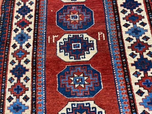Antique Azabijan Caucasian Runner-3927 - 3
