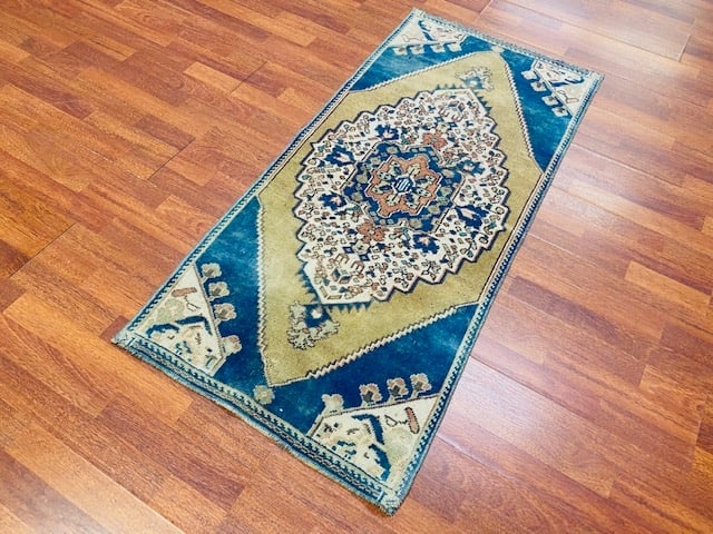 Antique Turkish vilage rug-5262 - 4
