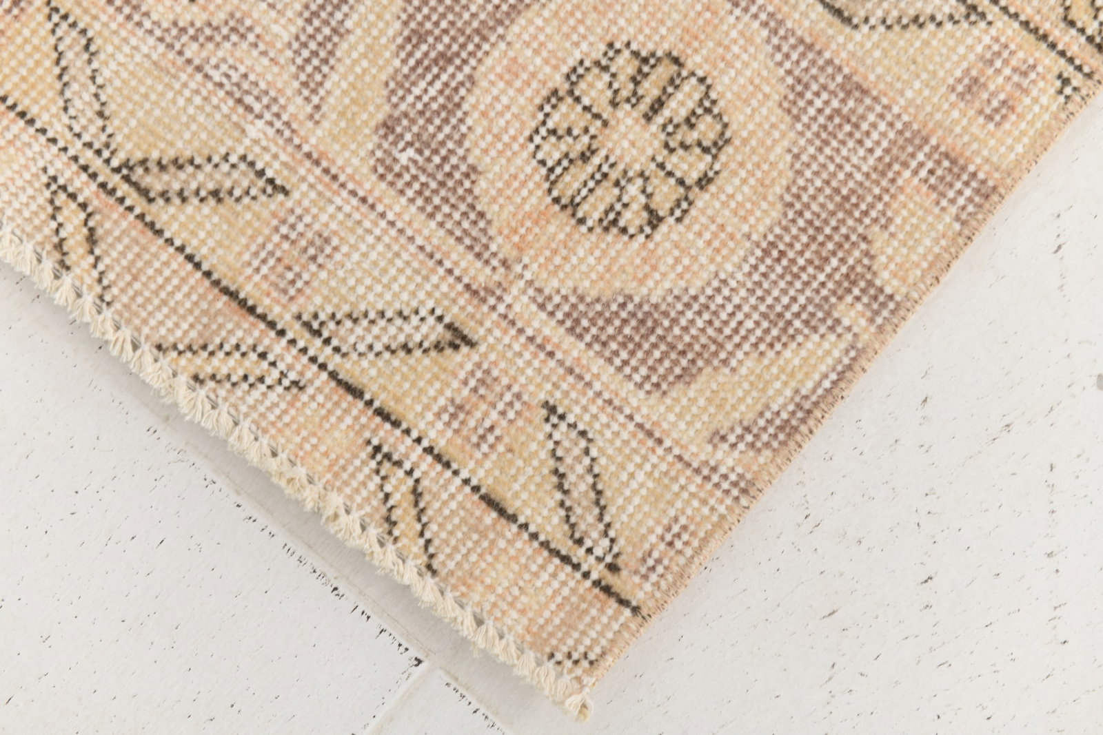 2'9'' x 11'8'' Handmade Vintage Wool Rug - 17433 - 11