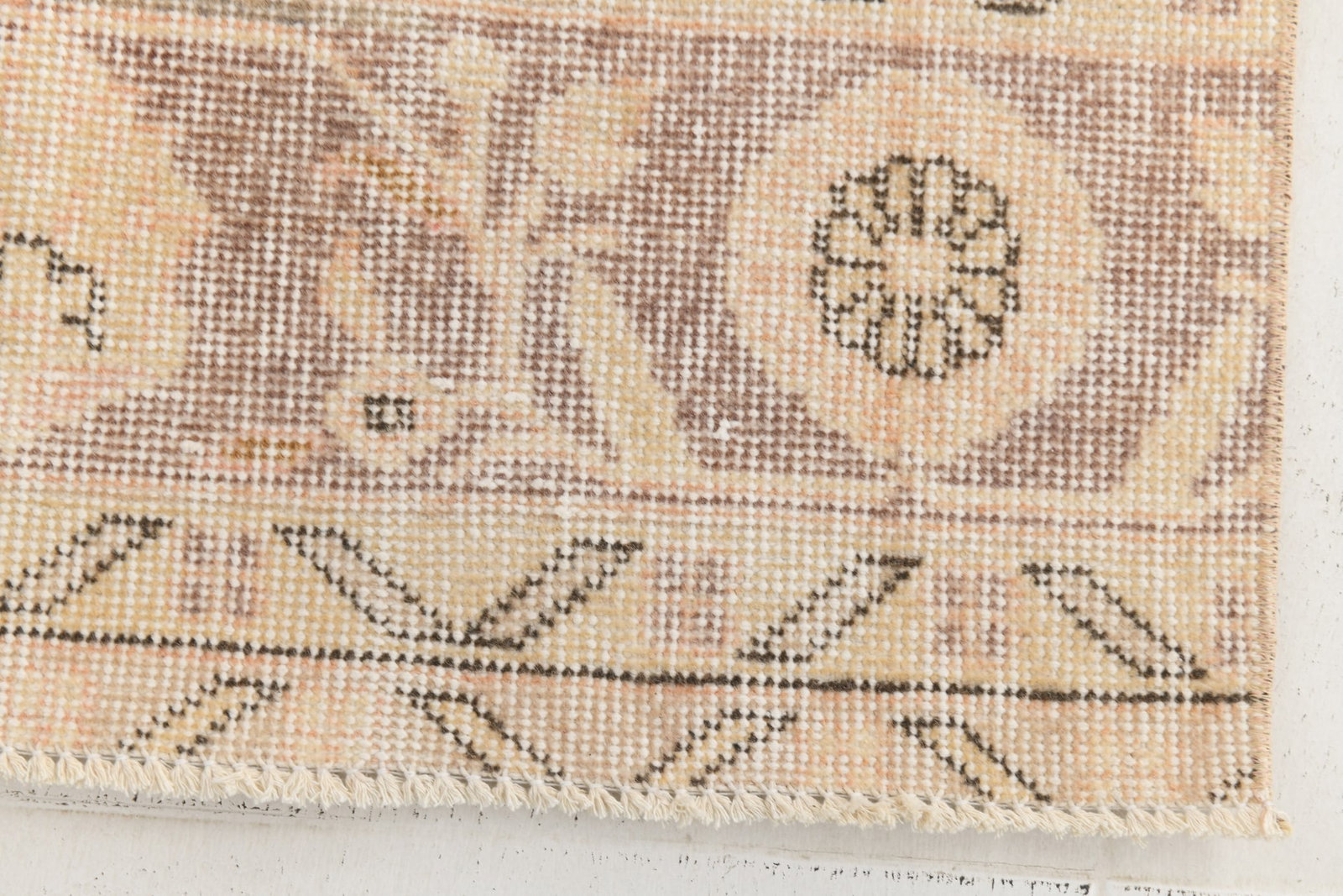 2'9'' x 11'8'' Handmade Vintage Wool Rug - 17433 - 12