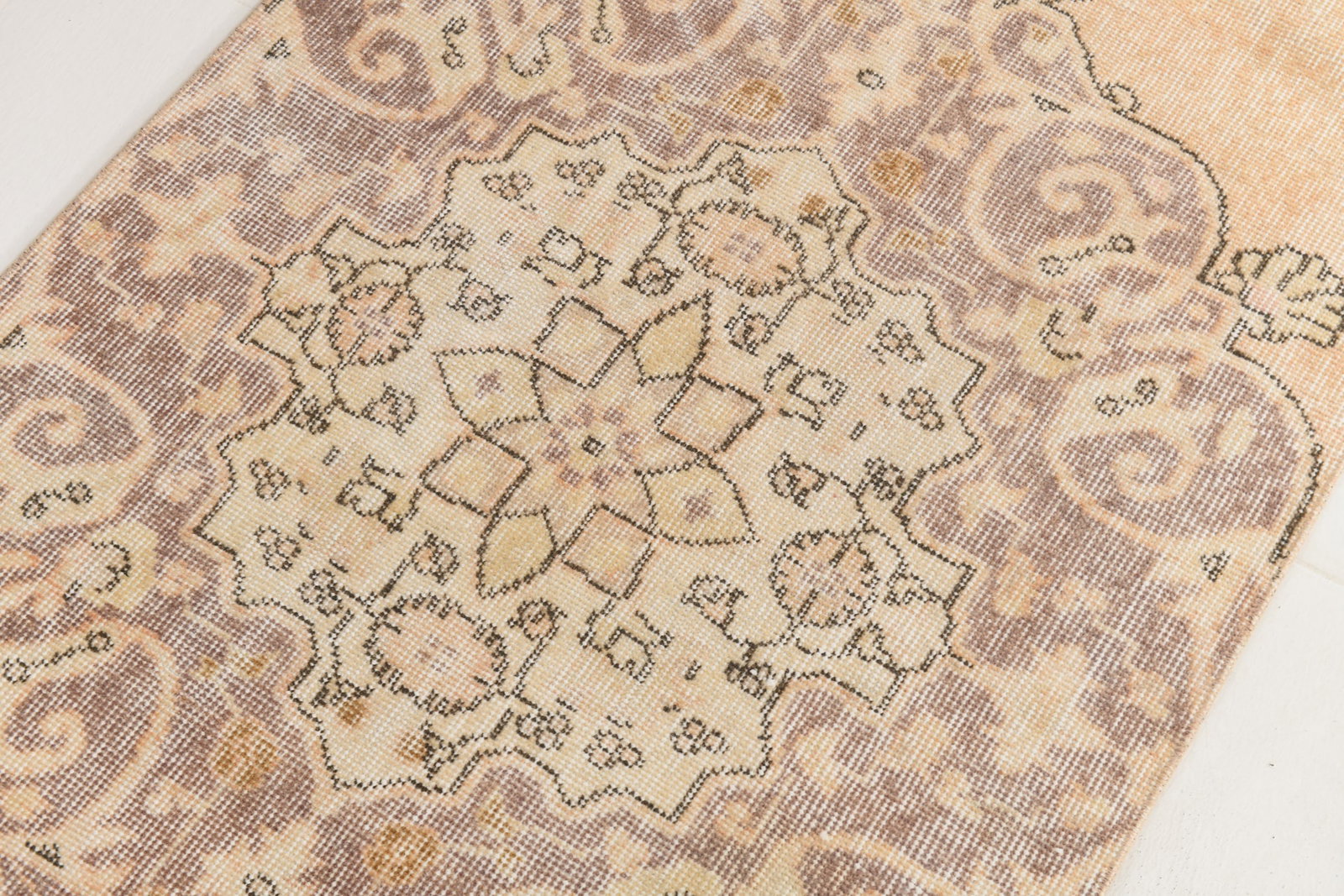 2'9'' x 11'8'' Handmade Vintage Wool Rug - 17433 - 6