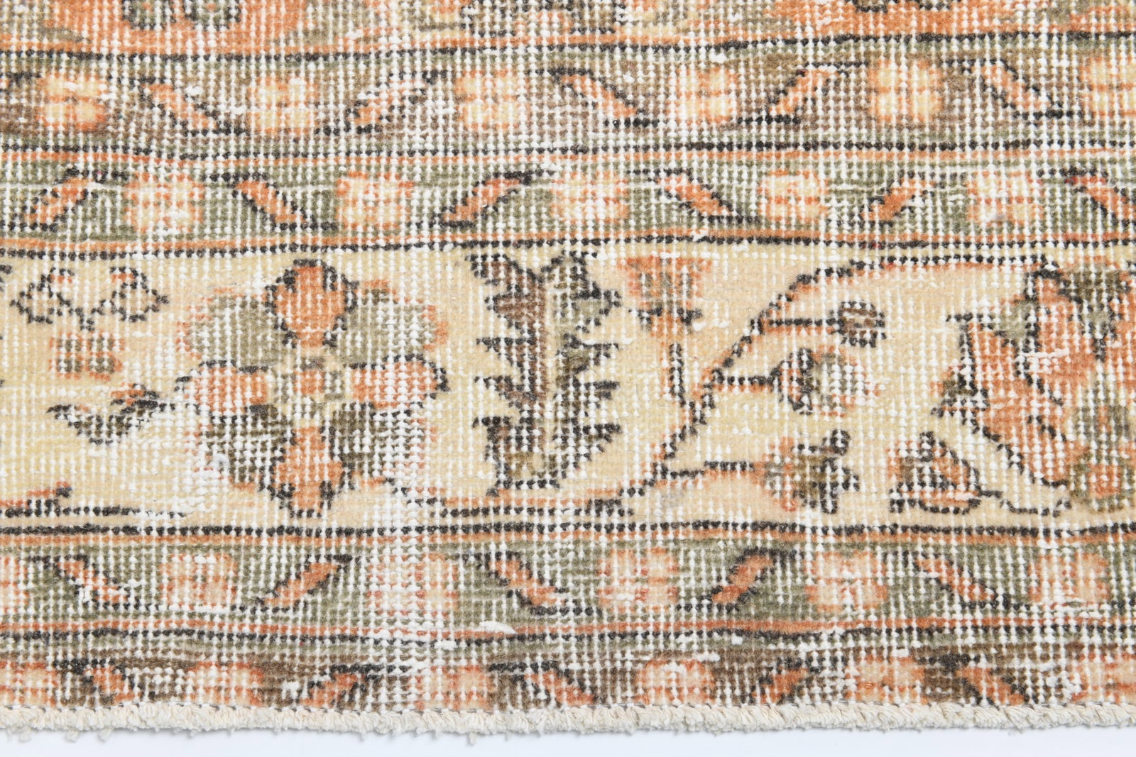 2'9'' x 11'1'' Handmade Vintage Wool Rug - 17880 - 9